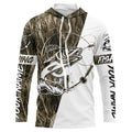 Walleye Fishing Grass Camo Custom Long Sleeve Fishing, Walleye Tournament Fishing