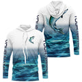 Personalized Chinook King Salmon Saltwater Long Sleeve Fishing, Salmon Fishing