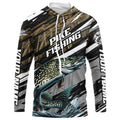 Pike Fishing Grass Camo Custom Long Sleeve, Pike Uv Protection Tournament Fishing