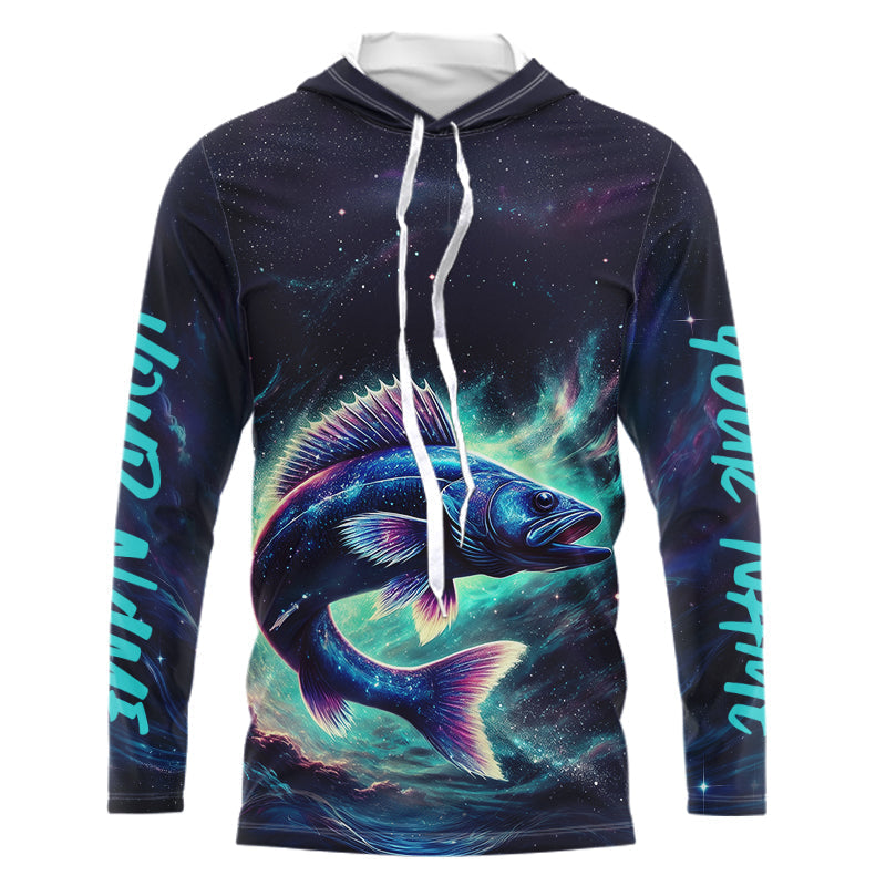 Custom Galaxy Walleye Fishing T-Shirts