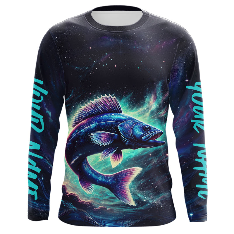 Custom Galaxy Walleye Fishing T-Shirts