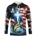 Custom Faith Walleye Patriotic Fishing T-Shirts, US Fishing