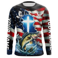 Custom Faith Walleye Patriotic Fishing T-Shirts, US Fishing