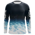 Underwater Background Long Sleeve Uv Protection Fishing, Personalized Fishing