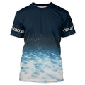 Underwater Background Long Sleeve Uv Protection Fishing, Personalized Fishing
