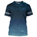 Underwater Background Long Sleeve Uv Protection Fishing, Personalized Fishing