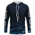Underwater Background Long Sleeve Uv Protection Fishing, Personalized Fishing