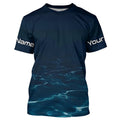 Underwater Background Long Sleeve Uv Protection Fishing, Personalized Fishing