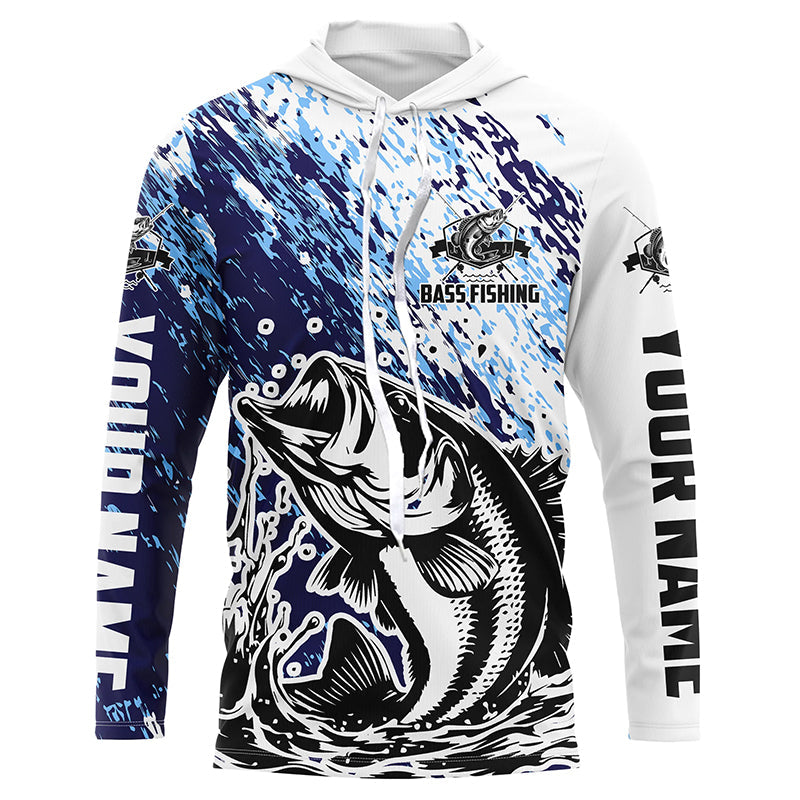 Custom Bass Fishing, Largemouth Bass Tournament Long Sleeve Fishing