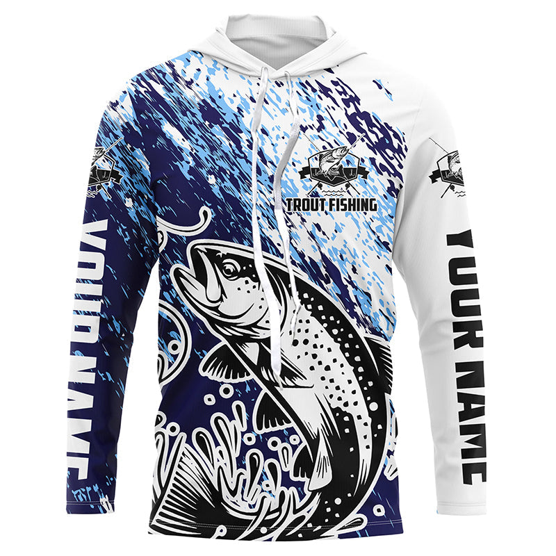 Custom Trout Fishing, Trout Tournament Long Sleeve Fishing