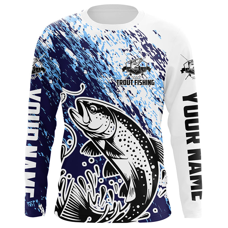 Custom Trout Fishing, Trout Tournament Long Sleeve Fishing