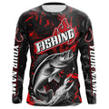 Walleye Fishing Custom Long Sleeve, Walleye Tournament Fishing | Red Camo