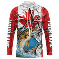 Personalized Canada Flag Walleye Fishing, Walleye Fishing Tournament