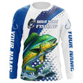 Mahi Mahi Fishing Custom Performance Fishing Gear, Mahi Mahi Long Sleeve Fishing