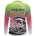 Rainbow Trout Custom Long Sleeve Tournament Fishing, Trout Uv Protection Fishing