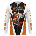 Custom Redfish Fishing, Redfish Fishing Long Sleeve Fishing Tournament | Orange