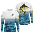 Angry Walleye Fishing Custom Long Sleeve Fishing, Walleye Tournament Fishing