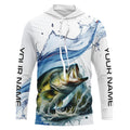 Largemouth Bass Fishing Custom Long Sleeve Tournament Fishing, Bass Fishing