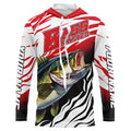 Personalized Bass master Fishing, Largemouth Bass Long sleeve performance Fishing