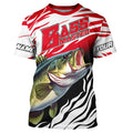 Personalized Bass master Fishing, Largemouth Bass Long sleeve performance Fishing