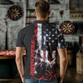 Custom Ameircan Flag Flame US Dart Quarter-Zip, Patriotic Dart Team