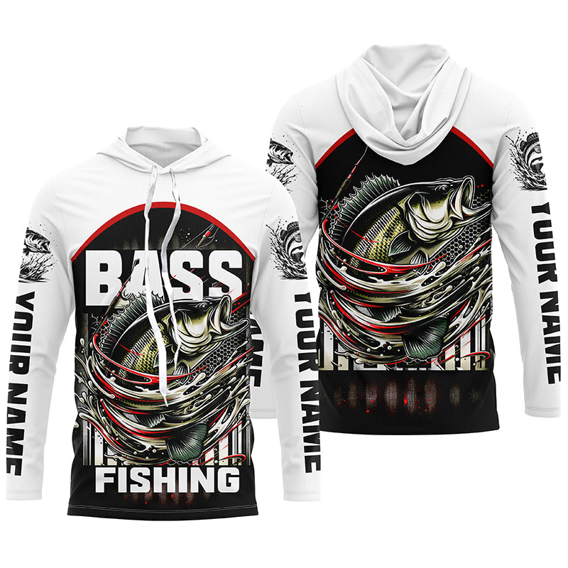 Custom Largemouth Bass Fishing, Bass Long Sleeve Tournament Fishing And Women