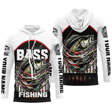 Custom Largemouth Bass Fishing, Bass Long Sleeve Tournament Fishing And Women
