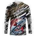 Personalized Redfish Fishing Long Sleeve Performance, Redfish Fishing Camo