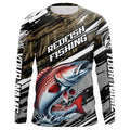 Personalized Redfish Fishing Long Sleeve Performance, Redfish Fishing Camo