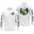 Custom Angry Bass Fishing, Largemouth Bass Long sleeve performance Fishing