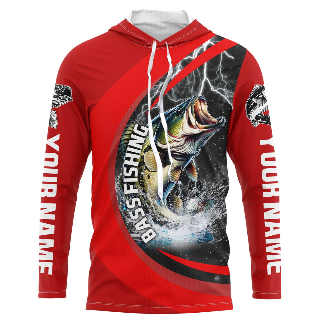 Personalized Bass Fishing, Largemouth Bass Tournament Fishing | Red