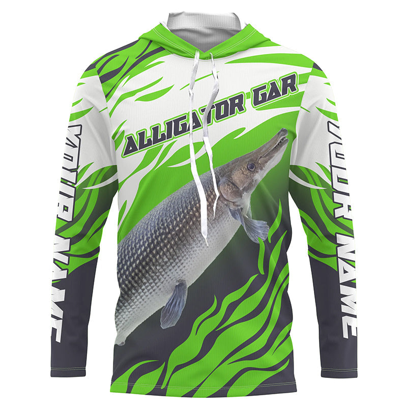 Alligator Gar Master Custom Uv Long Sleeve Fishing, Gar Tournament Fishing
