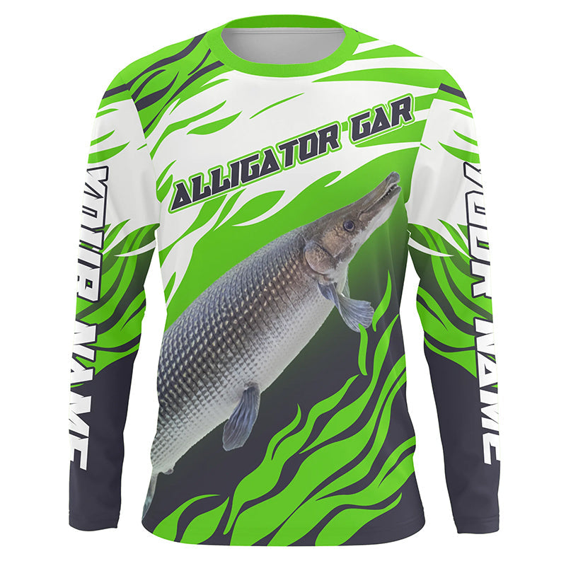 Alligator Gar Master Custom Uv Long Sleeve Fishing, Gar Tournament Fishing