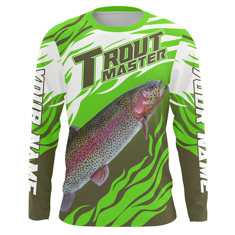Trout Master Rainbow Trout Custom Long Sleeve Performance Fishing And Women