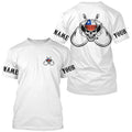 Texas Flag Texas Cowboy Skull Fishing, Personalized Texas Fishing