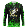 Custom Bass Fishing, Bass Long sleeve Fishing personalized Fishing gifts | green