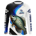 Custom Crappie Fishing, Crappie Long Sleeve Tournament Fishing | Blue