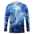 Custom Thunder Storm Compass Long Sleeve Performance Fishing, Deep Sea Fishing