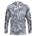 Gray Fishing Hunting camo Custom Long Sleeve performance Fishing UV Protection