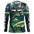 Alligator Gar Custom Long Sleeve Uv Fishing, Gar Hunter Fishing Gifts