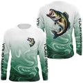Custom Largemouth Bass Long Sleveeve Tournament Camo Fishing, Bass Fishing