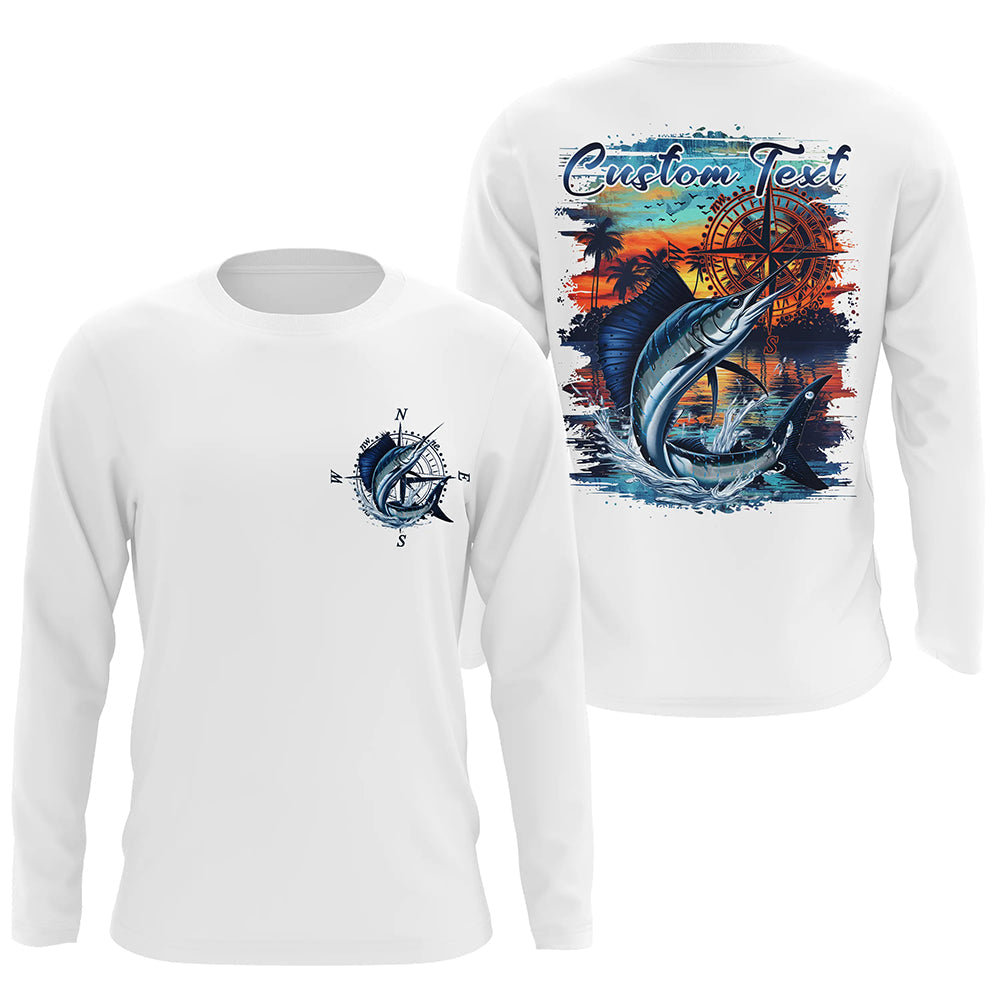 Custom Sailfish Fishing Long Seeve Sport Fishing, Saltwater Performance Fishing