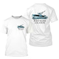 Custom Fishing Boat Name Long Sleeve Fishing, Personalized Fisher Boats