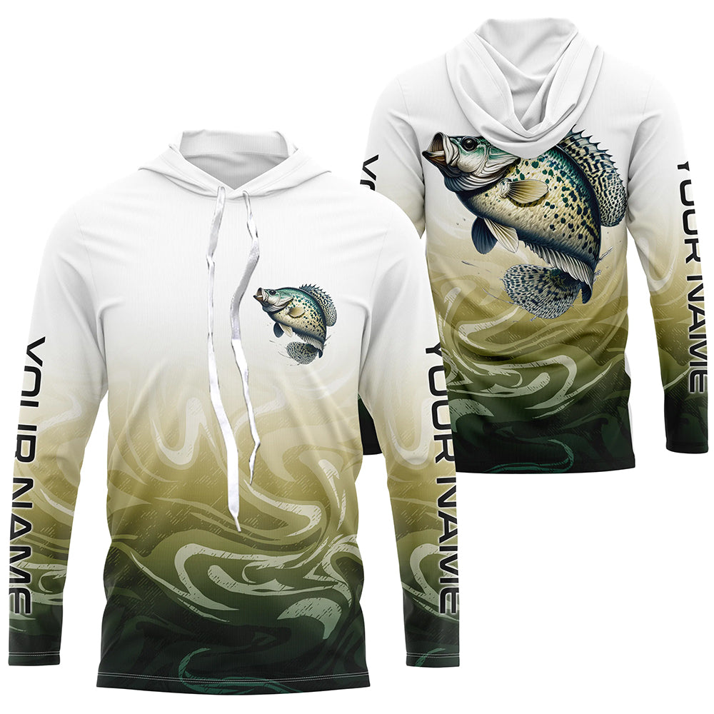 Crappie Fishing Long Sleeve Tournament, Custom Crappie Fishing
