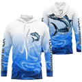 Wahoo Fishing Custom Long Sleeve Performance, Wahoo Saltwater Fishing Apparel | Blue Camo