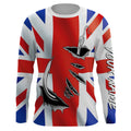 Fishing hook Australia Flag Long Sleeve Fishing, Personalized Patriotic Fishing gifts
