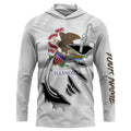 IL Illinois Flag Fishing 3D Fish Hook UV protection quick dry customize name long sleeves personalized Patriotic fishing apparel gift for Fishing lovers IPH1908