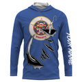 MN Fishing Minnesota Flag Fishing 3D Fish Hook UV protection quick dry customize name long sleeves personalized Patriotic fishing apparel gift for Fishing lovers IPH1913