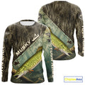 Grass Camo Custom Musky Fishing Tournament UV Protection Fishing T-Shirts