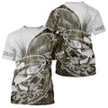 Custom Trout Fly Fishing Camo Long Sleeve Hooded Fishing, Fly Bait Trout Flyfishing